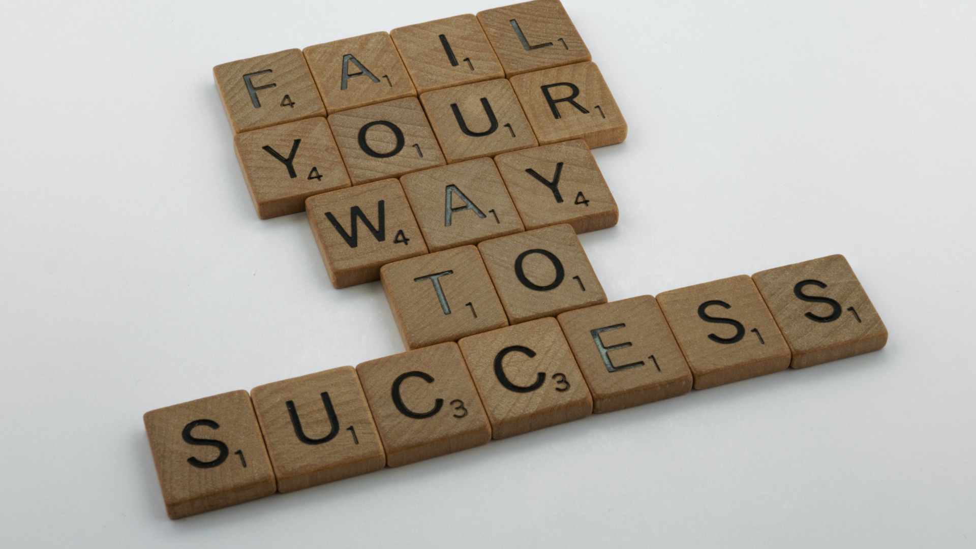 fail your way to success tiles