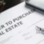 an offer to purchases real estate with text that says real estate counter offer