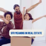 SFR definition real estate