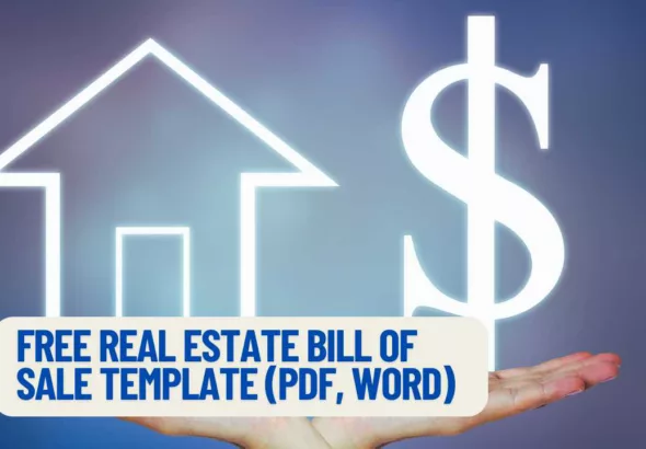 hands holding up a graphic of a house and a dollar sign